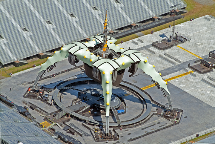 Ce Mod�le 3D Interactif de la structure spectaculaire du groupe U2 en visite � Montr�al utilise 66 photos de 12 MPixels.    